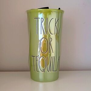 NIB Rae Dunn Trick or Tequila 11oz Ceramic Travel Mug